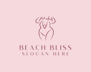 Bikini Lingerie Plus Size logo design