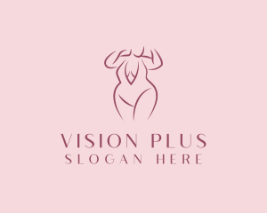 Bikini Lingerie Plus Size logo design