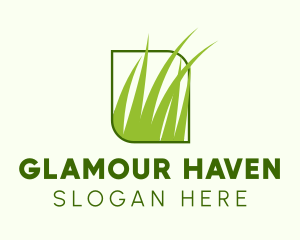 Green Grass Lawn Logo