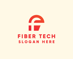 Digital Modern Letter F logo design