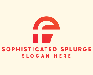 Digital Modern Letter F logo design