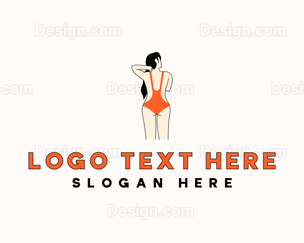 Woman Swimsuit Boutique Logo