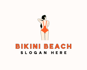 Woman Swimsuit Boutique logo design