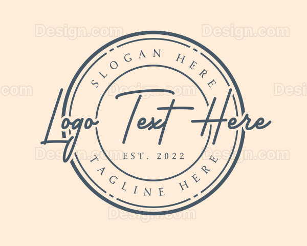 Fancy Business Style Logo