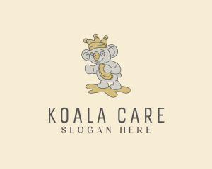 Royal Koala King logo design