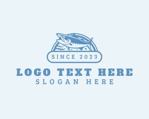 Saltwater Fish Salmon logo