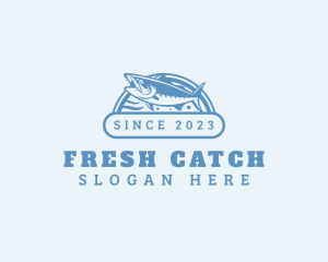 Saltwater Fish Salmon logo