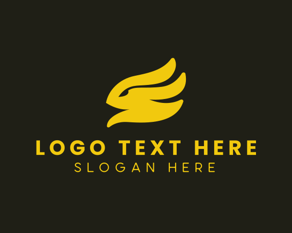 White And Yellow logo example 3