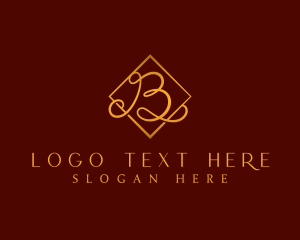 Luxurious Boutique Letter B logo