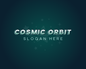 Cosmic Star Galaxy logo design