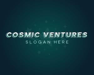 Cosmic Star Galaxy logo design