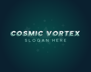 Cosmic Star Galaxy logo design