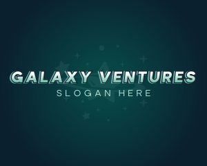 Cosmic Star Galaxy logo design