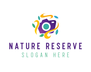 Purple Nature Photography logo design