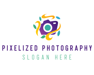 Purple Nature Photography logo design