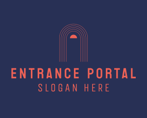 Interior Arch Door logo design