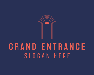 Interior Arch Door logo design