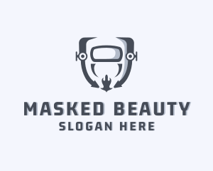 Welding Mask Industrial Fabrication logo design