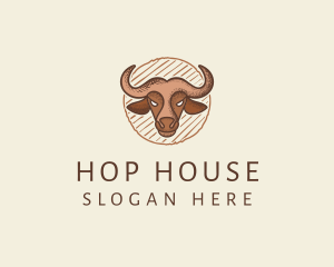 Ox Steak House logo design