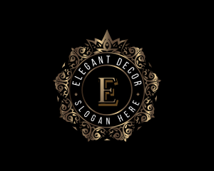 Luxury Crown Crest logo design