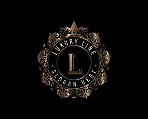 Luxury Crown Crest logo design