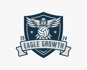 Eagle Volleyball League logo design