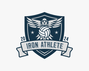 Eagle Volleyball League logo design