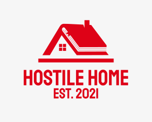 Red Home School  logo design