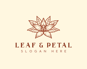 Vanilla Leaf Botanical logo