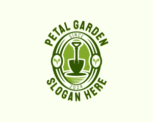 Landscaping Yard Shovel logo design