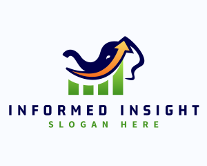 Elephant Trading Graph logo design