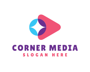 Media Player App logo design