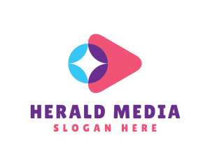 Media Player App logo design