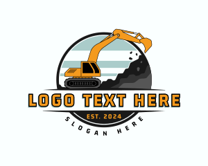 Excavator Digging Machinery logo