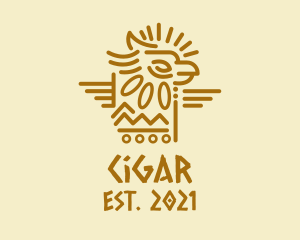 Tribal Aztec Eagle logo