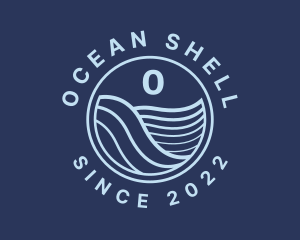 Ocean Tide Wave logo design