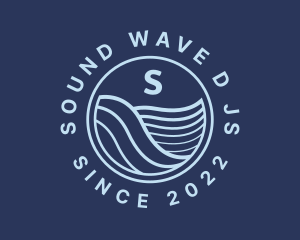 Ocean Tide Wave logo design