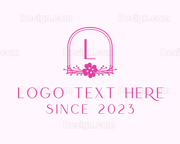 Floral Feminine Boutique Logo