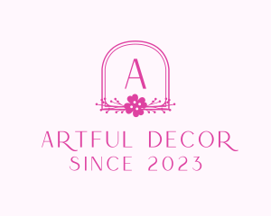 Floral Feminine Boutique logo design