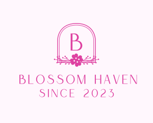 Floral Feminine Boutique logo design