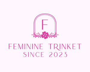 Floral Feminine Boutique logo design