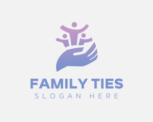 Family Social Welfare logo design