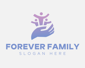 Family Social Welfare logo design