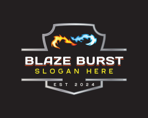 Fire Ice Blaze logo design