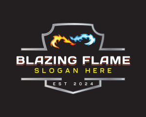 Fire Ice Blaze logo design