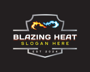 Fire Ice Blaze logo design