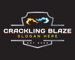 Fire Ice Blaze logo design