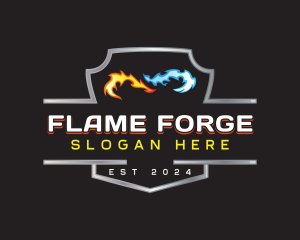 Fire Ice Blaze logo design