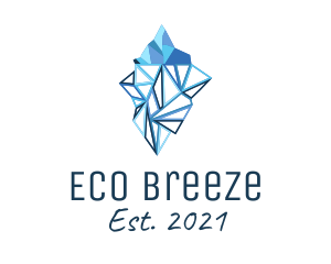 Blue Geometric Iceberg   logo