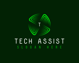 Tech Network Software logo design